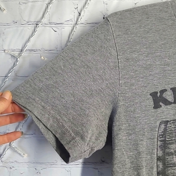 KY for KY Kentucky Bunghole Bourbon Barrel Gray Tee Tshirt Womens Size Small - Picture 9 of 13